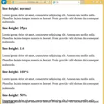 CSS / Reference / line-height