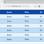 CSS / Tutorial / 표 꾸미기 / 배경색